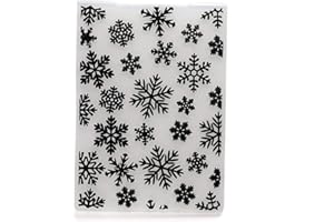 Christmas Snowflake Reusable Plastic Embossing Folder for Scrapbook DIY Album Card