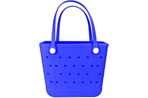 Addoklm Lightweight extra large Rubber Beach Bag Small mini Tote Bag for Gym Waterproof medium Open Handbag for Pool Sports