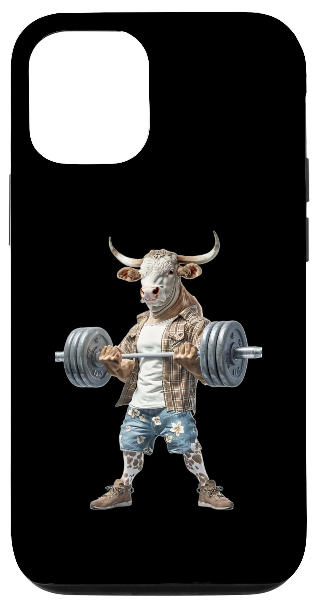 iPhone 15 Cow Barbell Case