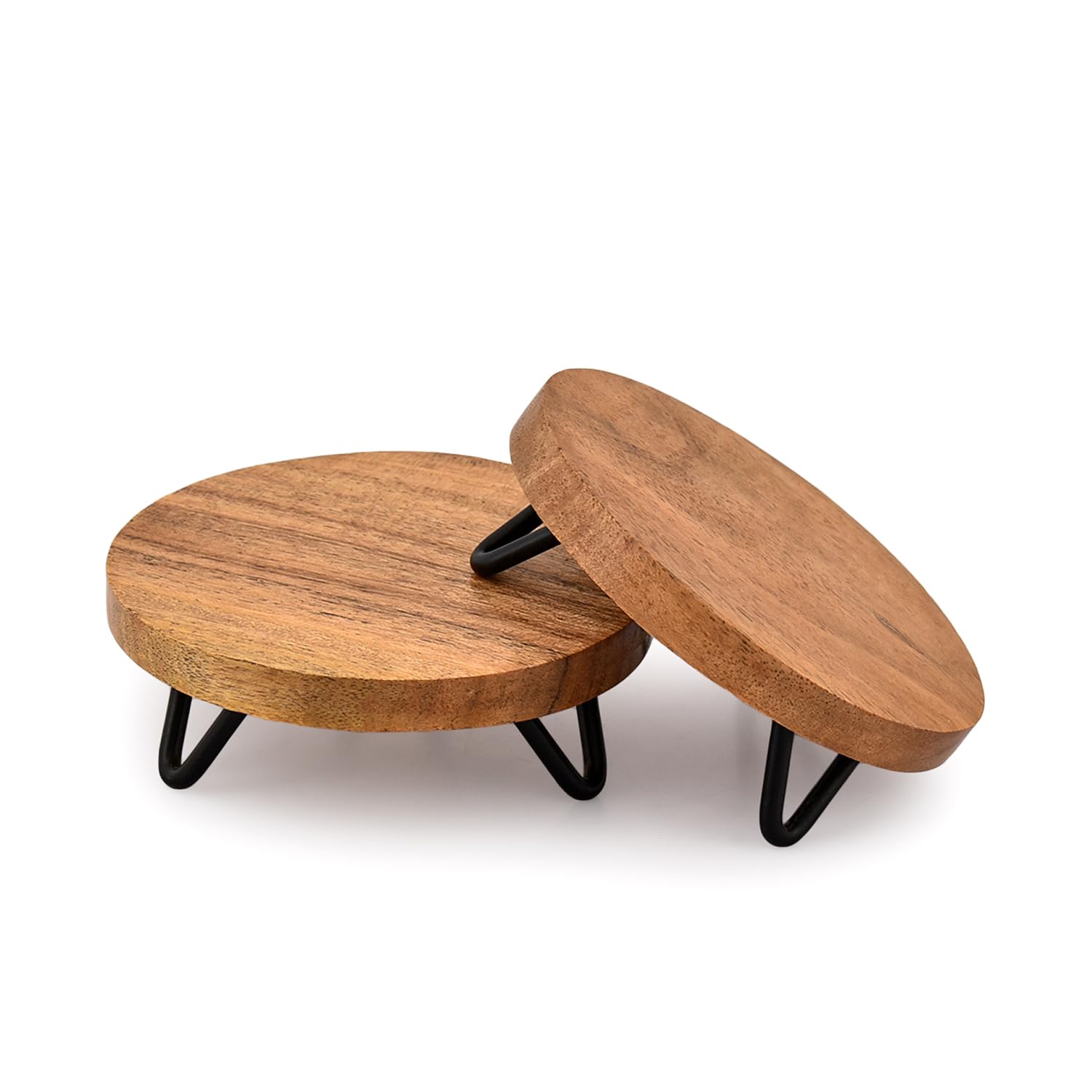 Indus Lifespace Riser Display Risers for Party Platter Dessert Stands Apply to Party,Dining Bar,Living room or Garden Set of 2 (10.16cm x 10.16cm x 3.81cm)