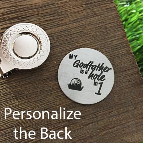 Godfather Golf Ball Marker Godfather Gift For Him God Parent Golfing gift Godparent Gift Golf Token Gift for Godfather Communion Dedication