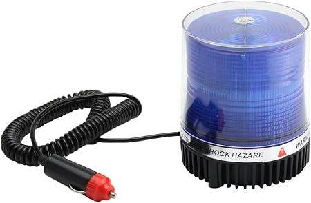 Amazon Dc12v用 72連led パトランプ 非常回転灯 ブルー 青色灯 車 バイク 車 バイク