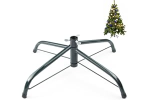 MNKXL 16 Inch Metal Christmas Tree Stand for 4 to 10ft Christmas Trees, Heavy Duty Folding Christmas Tree Stand, Universal Artificial Christmas Tree Stand Replacement
