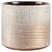 Rivet Rustic Textured Stoneware Indoor Planter Pot, 5"H, Bronze primary