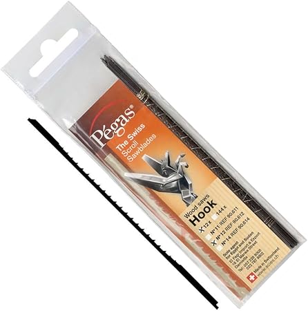 Pegas Super Hook Lot De 12 Lames De Scie A Chantourner 2 Mm Amazon Fr Bricolage