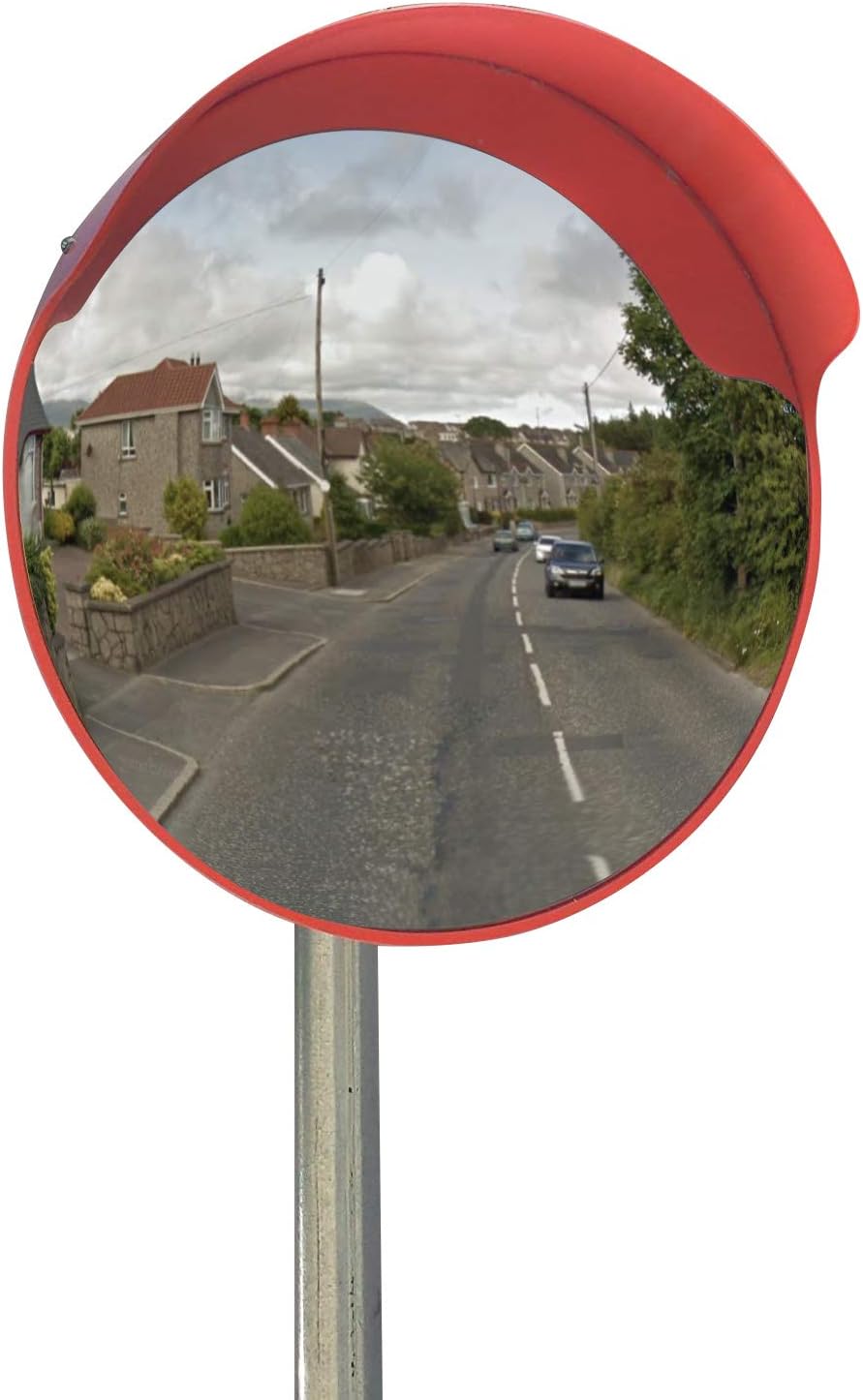 Hyfive Driveway Convex Safety Mirror 45cm Road Blindspot Garage Mirror