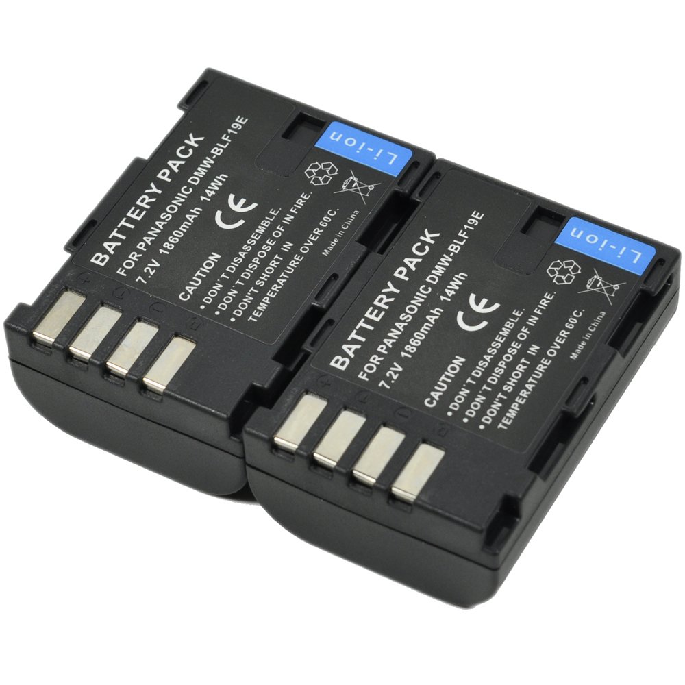 BTBAI 2x Camera DMW-BLF19 Battery for DMWBLF19 DMW-BLF19E DMWBLF19E DMW-BLF19GK Lumix DMC-GH3 DMC-GH3A DMC-GH3AGK DMC-GH3GK DMC-GH3H DMC-GH3HGK DMC-GH3K BODY DMC-GH4 DMC-GH4GK DMC-GH4H k1a