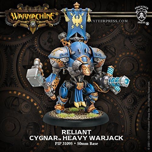 Warmachine Cygnar Stormclad / Reliant Heavy Warjack Box by Privateer Press Miniatures
