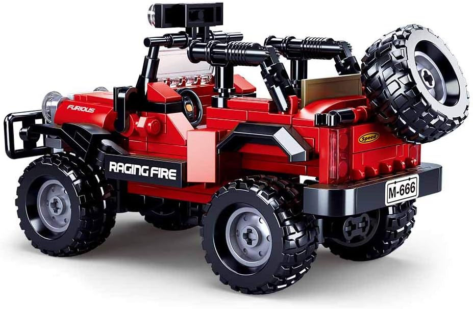Sluban Jeep 253 Pieces, Mehrfarbig, Medium - Image 3