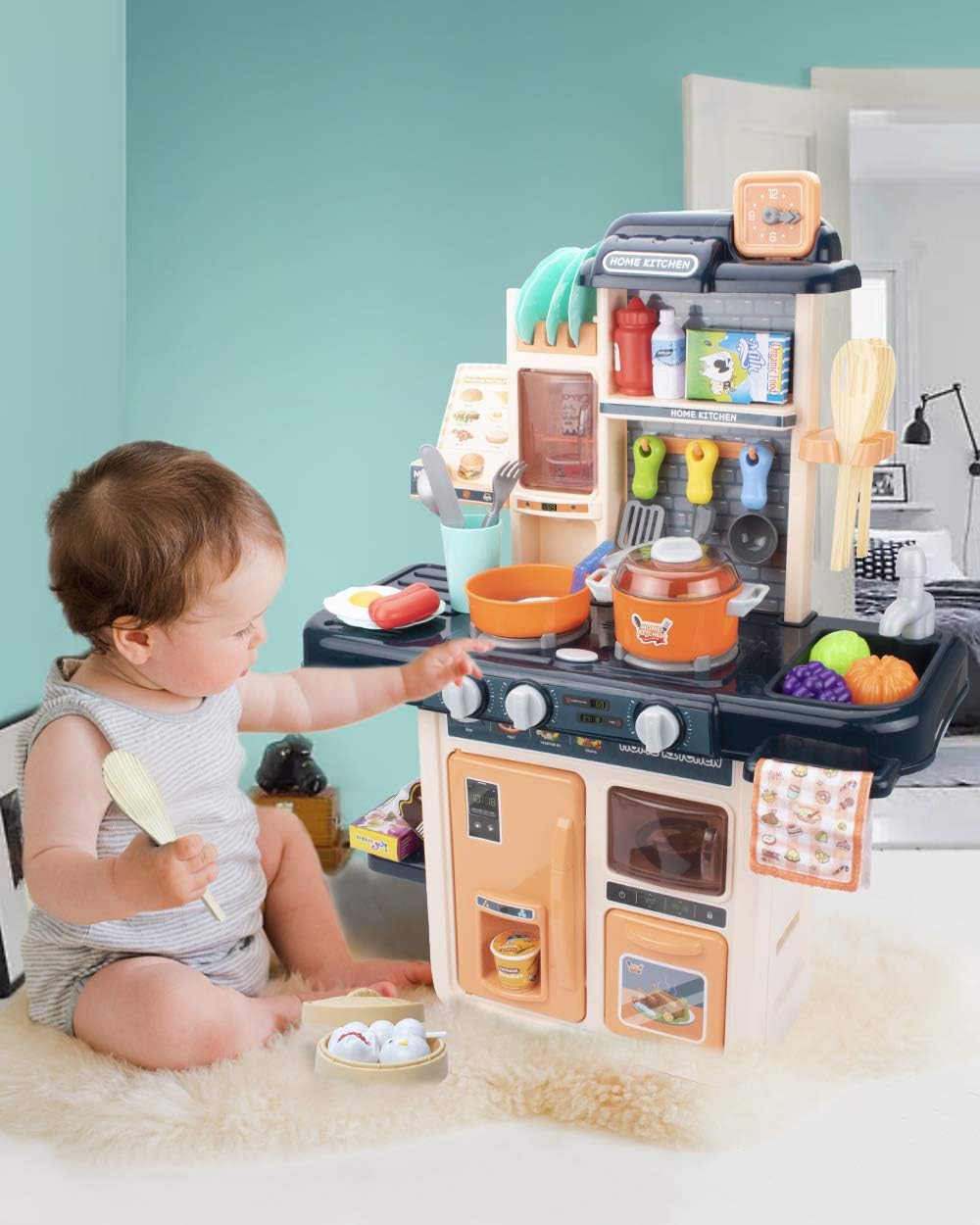 toy kitchen food storage