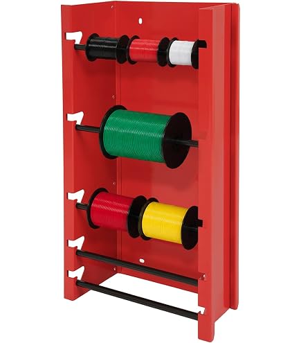 Amazon.com: zktoermn Wire Spool Rack with Wheels, Rolled Steel