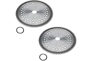 2PK 8" 80T Carbide Tip Blade for Stihl Husqvarna Echo Jonsered Shindaiwa Kawasaki Honda Homelite Ryobi Dolmar Makita Brush Cu