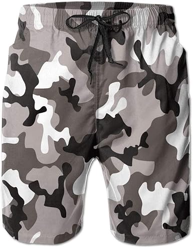 Black camo swim trunks Clearance