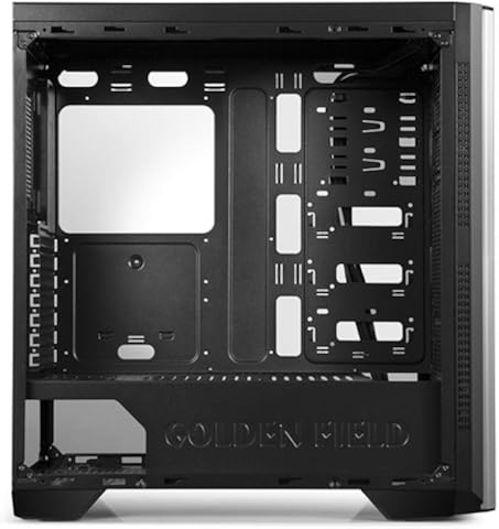 HZHI Pc Tower Case Pc Case Gaming Chasis De Computadora De Escritorio, Chasis Principal Refrigerado por Agua para Juegos, Panel De Vidrio Lateral Grande A Través del Chasis