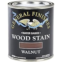 General Finishes Water Based Wood Stain, 1 Quart, Walnut