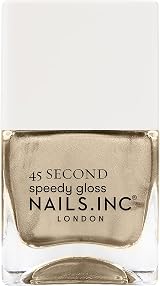 Nails.INC 45 Second Speedy Gloss Call Me In Covent Garden 14ml Mushroom Grey