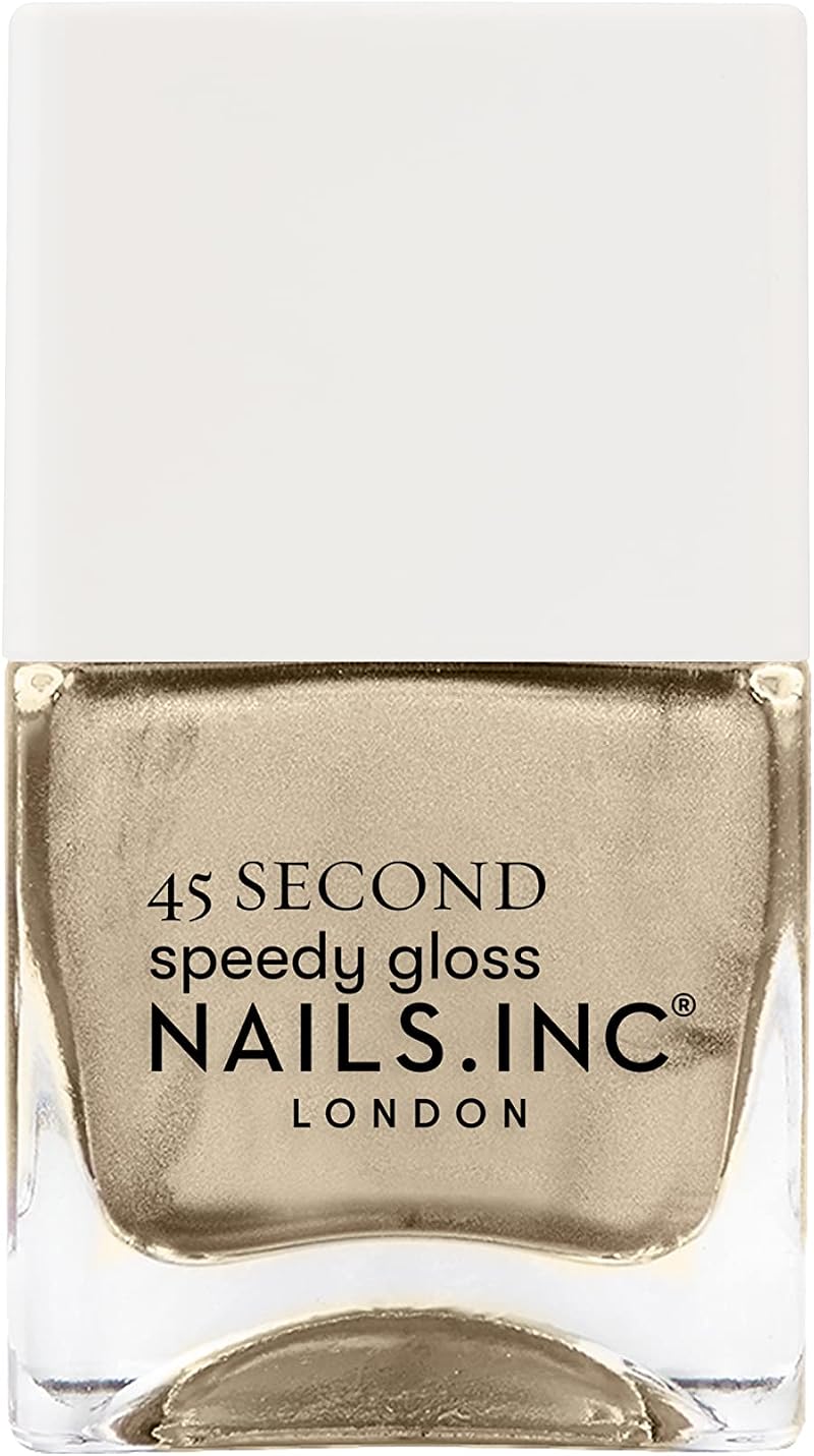 Nails.INC 45 Second Speedy Gloss Call Me In Covent Garden 14ml Mushroom Grey