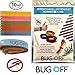 BUG OFF Mosquito Repellent Bracelet Family (10-Pack) Bundle - Deet-Free Wrist Bands with Natural Essential Citronella, Lavender Oil - Indoor and Outdoor Insect Deterrent, SAFE for Kids/Babies/Toddlers