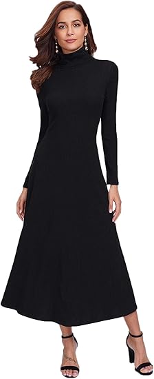 black sweater dress amazon