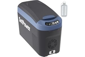 Setpower AB15 12 Volt Refrigerator,16 Quart(15L) Electric Cooler,Portable Car Refrigerator RV Fridge,12v Cooler for Camping, Travel, RV, Vehicles, MPV, SUV, Van