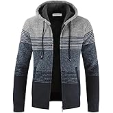 Men's Hoodie Knit Knitwear Sweatshirt Sweater Jacket Coat Autumn Winter Fleece Thick Warm Cardigan Classic Long Sleeve Men