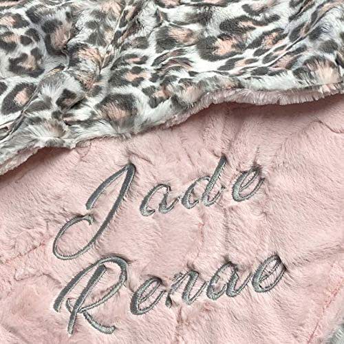 blush pink baby blanket