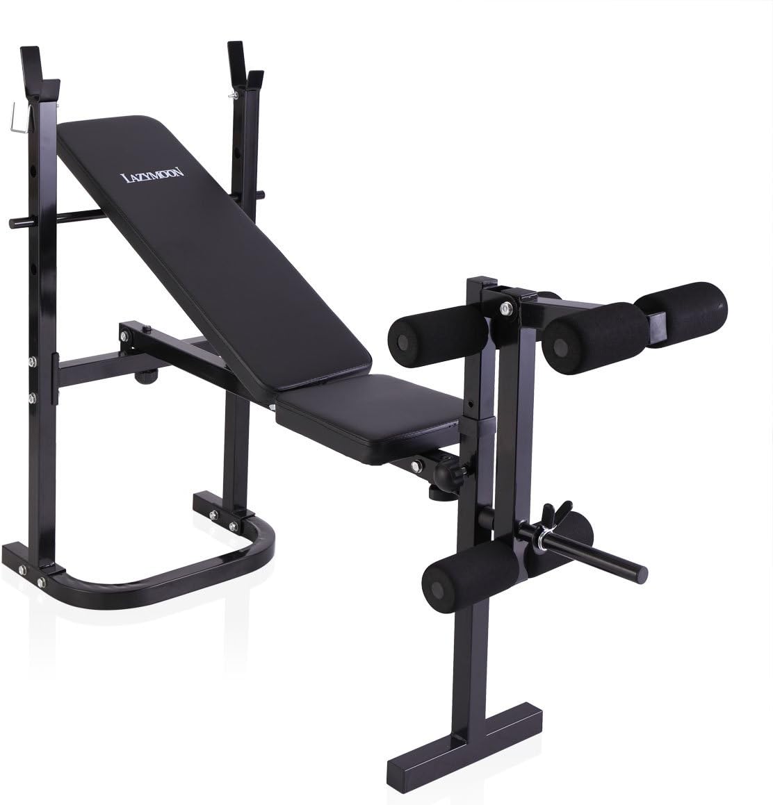 TOBBI Adjustable Weight Bench Incline Flat Barbell Lifting Bench Home Gym
