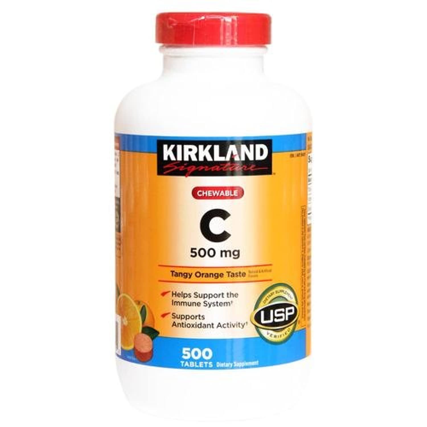 Mua Kirkland Signature Chewable Vitamin C 500 Mg Tangy Orange Taste