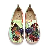 UIN Women's Art Painted Canvas Slip-On Shoes