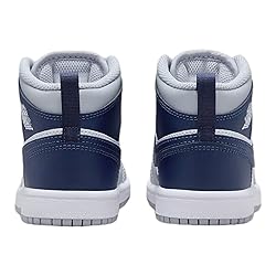 Air Jordan 1 Mid Pre School White/Midnight
