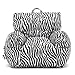Big Joe Dorm Bean Bag Chair, Zebra