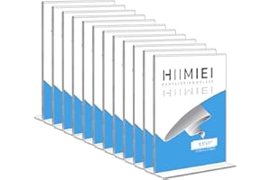 HIIMIEI 12 Pack 8.5x11 Acrylic Sign Holder Table Menu Display Stand, Clear Plastic Double Sided Ads Picture Frames Holder