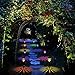 GELOO Solar Pathway Lights Outdoor, 6 Pack Waterproof Super Bright Color Changing Garden Colored Landscape Lighting for Lawn, Patio, Yard, Walkway, Sidewalk, Driveway