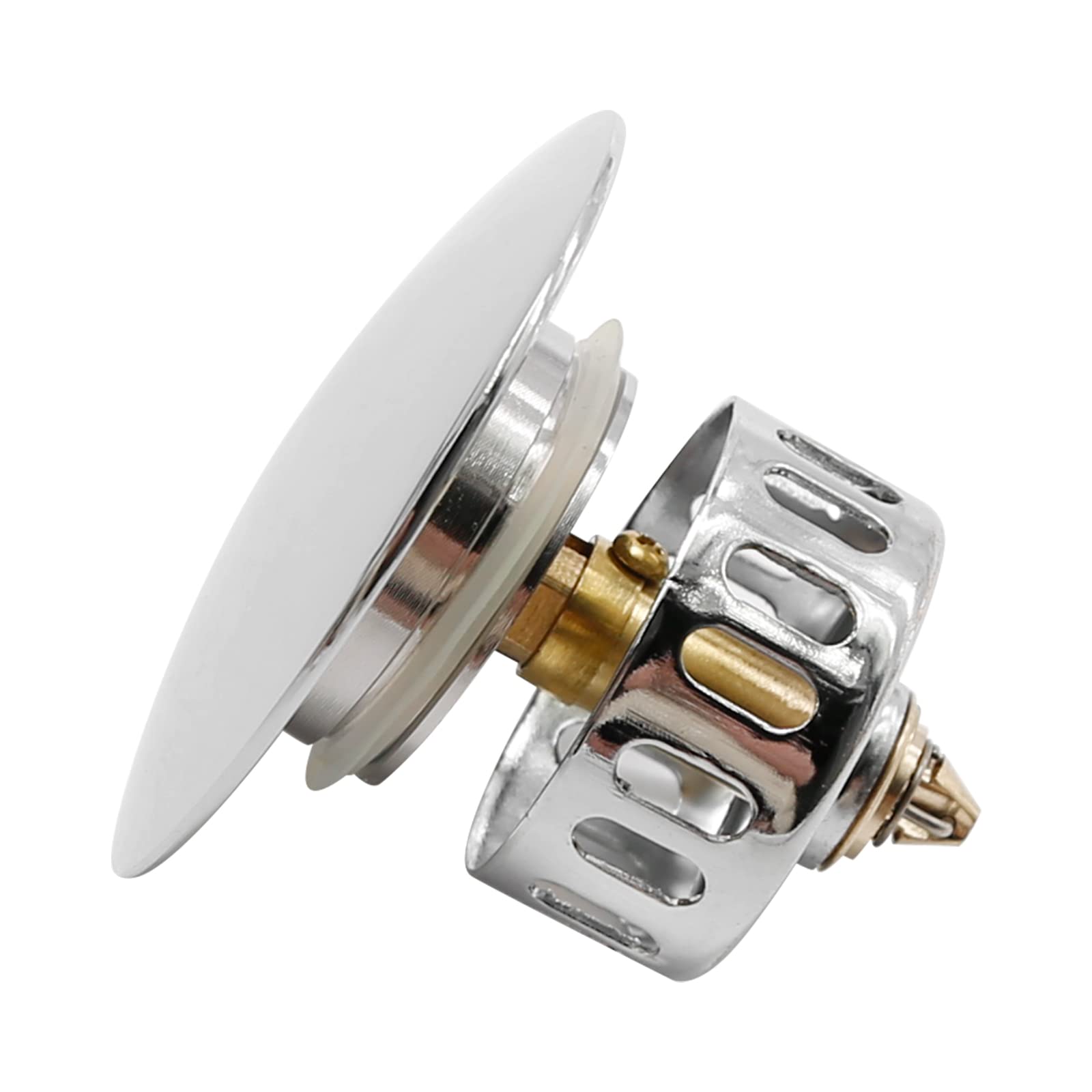 Hoypeyfiy Universal Bathtub Stopper and Tub Drain Hair Catcher Specific Size, Pop Up Bathtub Shower Anti-Clogging Design Sink Tub Stopper for Bathroom Kitchen Shower