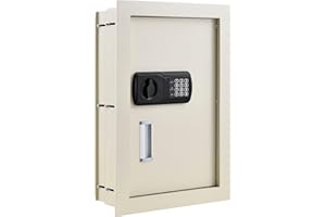 Global Industrial Residential Safes Expandable Depth Wall Safe - 15"W x 3-1/4"-6"D x 22-1/8"H