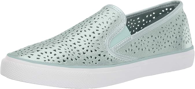 women's seaside perforated varsity sneaker