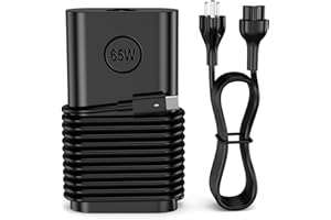 Ryaobwu 65W 45Watt USB C Charger Compatible with Dell Latitude 5520 5420 5320 5430 7420 7390 7320 7400 XPS 13 15 Chromebook 3