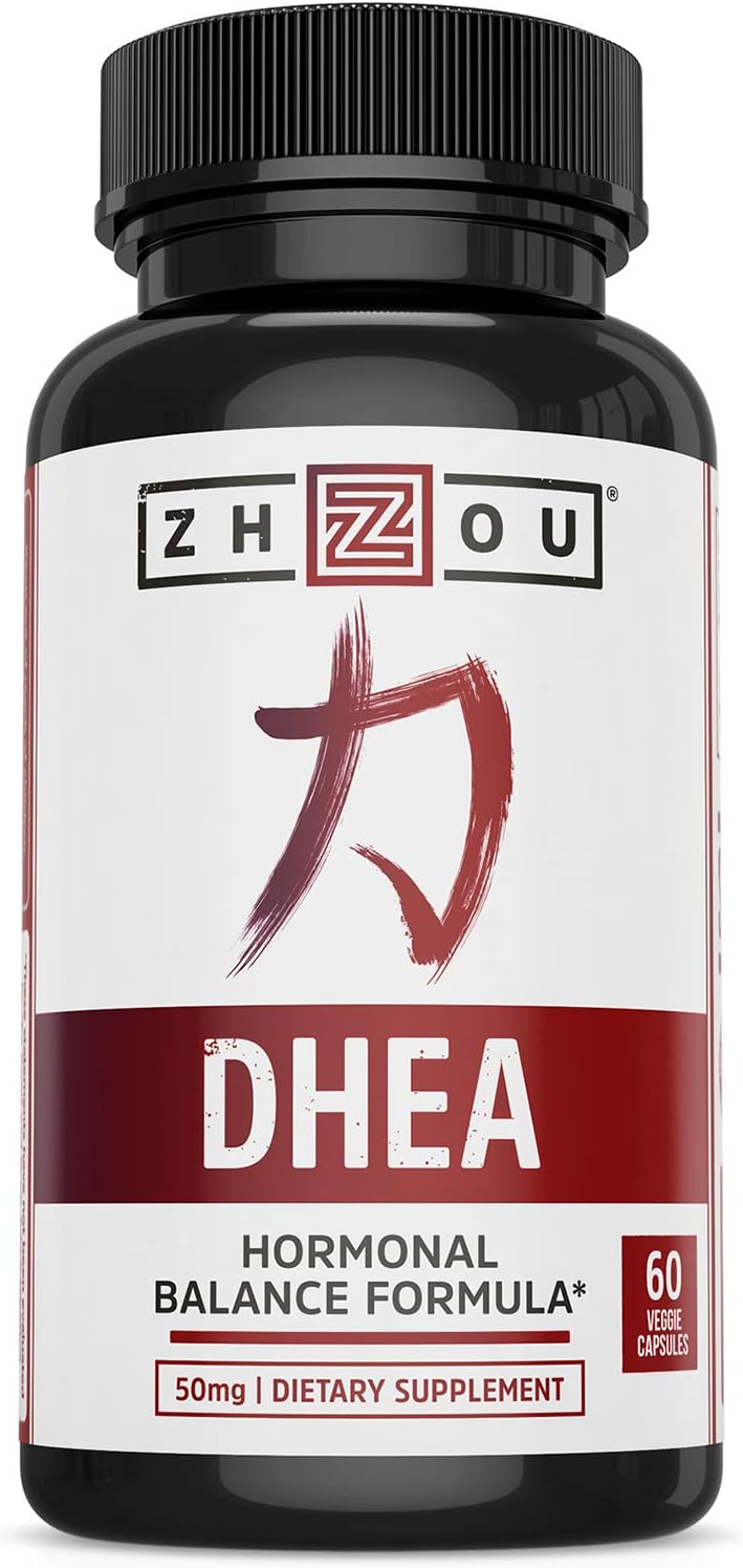 DHEA 50 mg Supplement - Hormonal Balance Formula For Women & Men - Healthy Aging Support - Non-GMO Vegetarian Formula - 60 Veggie Capsules: Health & Personal Care