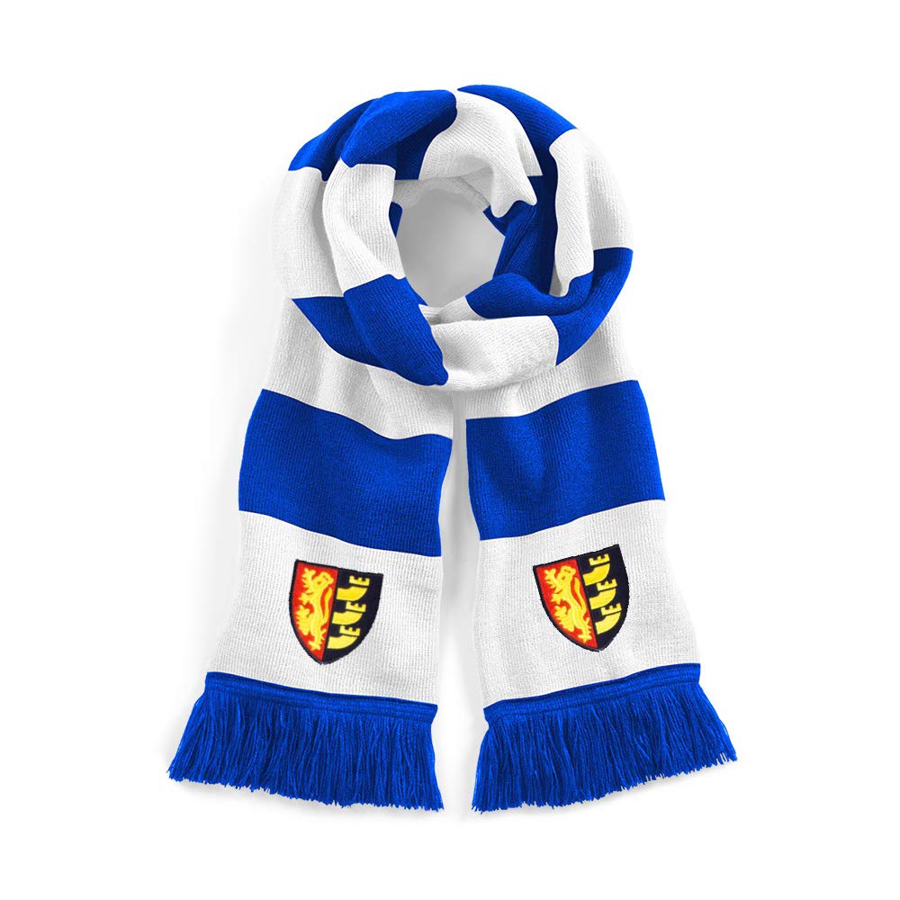 Retro Ipswich 1962 Blue/White Traditional Football Scarf Embroidered Logo