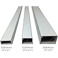 Electriduct XX-Large Latching Cable Raceway - 3" x 2" Channel Size - 1 Stick - 58" - White
