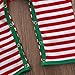 Baby Boys Girls Long Sleeve Christmas Striped Red Nose Reindeer Romper Jumpsuit (70(0-6M), A)