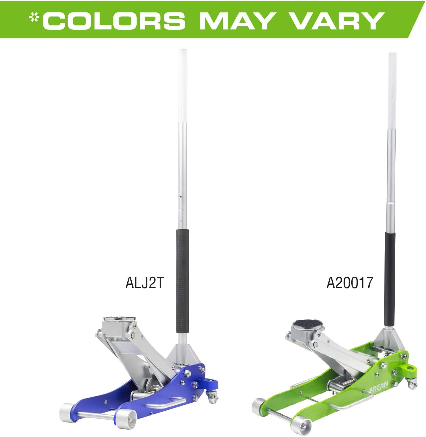 Arcan 2-Ton Quick Rise Aluminum Floor Jack with Dual Pump Pistons & Reinforced Lifting Arm (A20017 / ALJ2T): Home Improvement