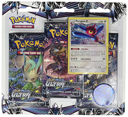 Pokemon Tcg: Sun & Moon Ultra Prism Three-Booster Blister Collectible Cards