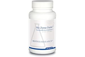 Biotics Research MoZyme Forte Molybdenum 150 mcg, Liver Support, Detoxification, Essential Trace Element, Healthy Metabolism, Antioxidant Support 100 Tablets