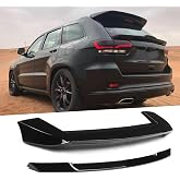 MUTUSAISI Rear Window Spoiler for Jeep Grand Cherokee 2013-2021 Accessories | 2PC Wing Kit, SRT, Overland, Altitude, Blindada, Summit, Trailhawk, Trackhawk, Limited Lujo, Sport Upgrade, Tape Install