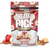 Musclesport Cream'd Rice Gourmet - Hot Rice Cereal with premium flavor inclusions, 25 servings (Apple Cinnamon)