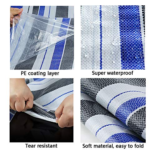 HUAHUA Sonnensegel Haushalt Industrie Sonnenschutz-Tuch, PE Wasserdichte Plane, DIY Can Be Cut, Sonnenschutz Und… – Bild 3