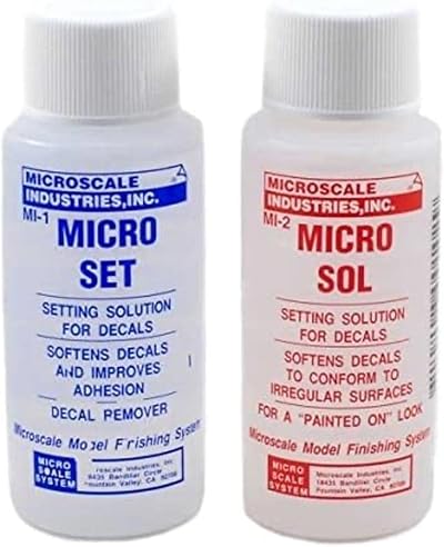 CPSYUB Micro Sol & Micro Set Decals Setting Solution Twin Pack