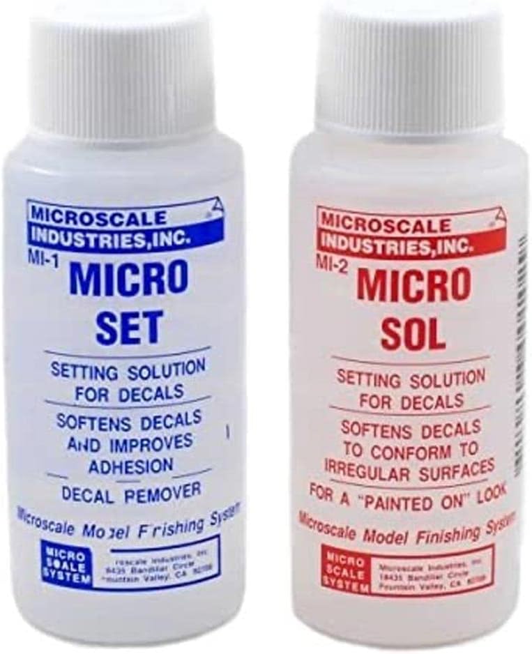 CPSYUB Micro Sol & Micro Set Decals Setting Solution Twin Pack