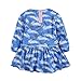 Fiream Girls Cotton Casual Longsleeve Cartoon Dresses
